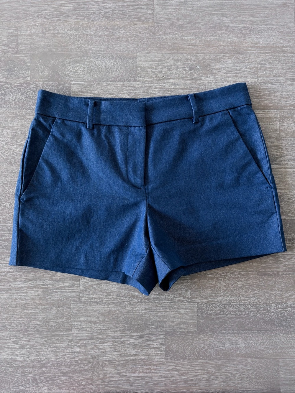 LOFT Riviera Shorts Dark Jean Tailored Shorts | Size 4P | NWOT